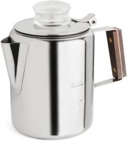 Deluxe Stainless Steel 9 cup Percolator Coffee Pot 